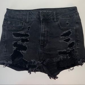 American Eagle Black Shorts